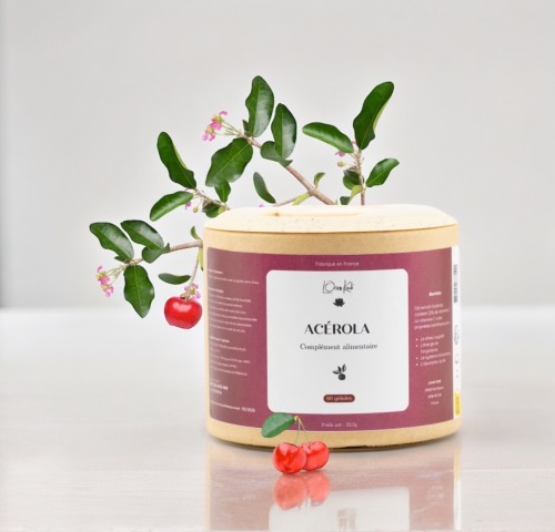 ACEROLA BIO 60 gélules - Pot kraft